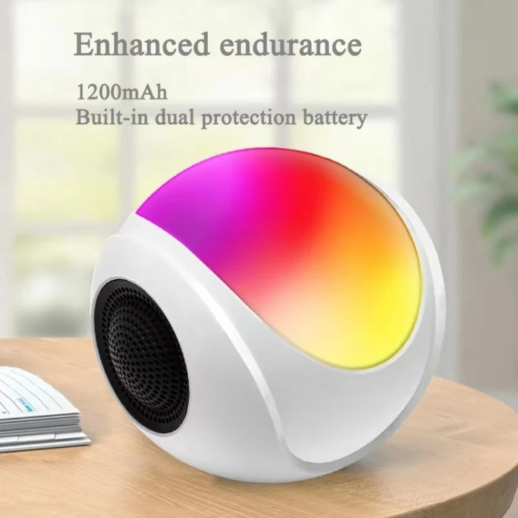 ลำโพงบลูทูธ SY-688 TWS พร้อมไฟ RGB สีสันสดใส รุ่น SY-688 สีขาว