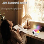 ลำโพงบลูทูธ SY-688 TWS พร้อมไฟ RGB สีสันสดใส รุ่น SY-688 สีขาว