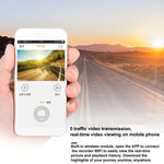 S600 กล้องติดรถยนต์ WiFi 1080P เลนส์มุมกว้าง 170 องศา ซ่อนกล้องบันทึกวิดีโอรถยนต์