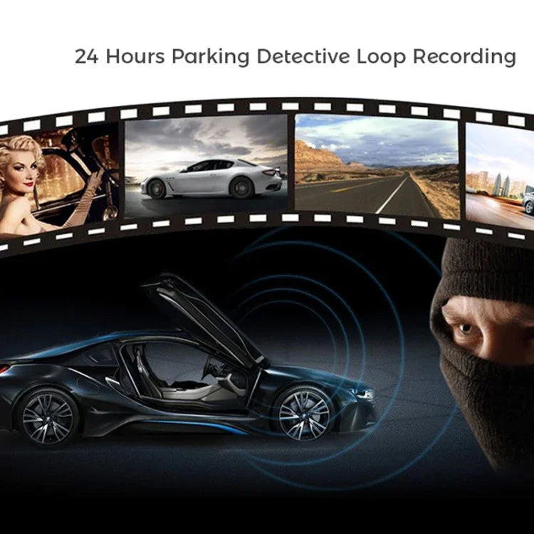 S600 กล้องติดรถยนต์ WiFi 1080P เลนส์มุมกว้าง 170 องศา ซ่อนกล้องบันทึกวิดีโอรถยนต์