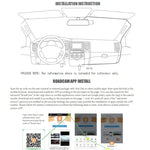 S600 กล้องติดรถยนต์ WiFi 1080P เลนส์มุมกว้าง 170 องศา ซ่อนกล้องบันทึกวิดีโอรถยนต์