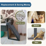 แผ่นข่วนแมวกาวในตัว ตัดแต่งได้ DIY ที่ข่วนแมวปีนป่าย, 30 x 100ซม., 40 x 100ซม., 60 x 100ซม.
