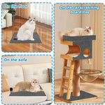 แผ่นข่วนแมวกาวในตัว ตัดแต่งได้ DIY ที่ข่วนแมวปีนป่าย, 30 x 100ซม., 40 x 100ซม., 60 x 100ซม.