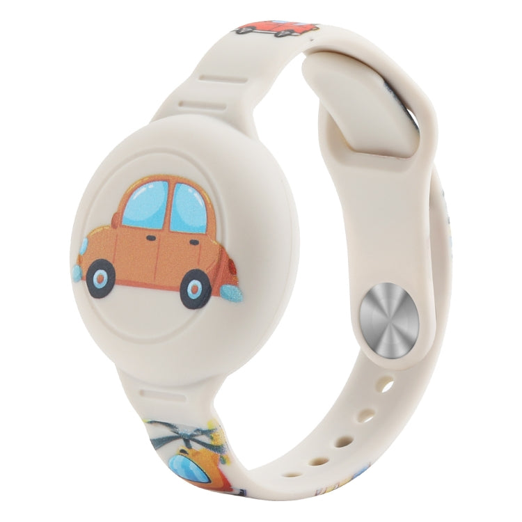 สำหรับ AirTag รุ่นที่ 2 / AirTag รุ่นที่ 1 สายรัดนาฬิกาการ์ตูน ตัวติดตาม เคสซิลิโคนป้องกัน อุปกรณ์ป้องกันการสูญหาย