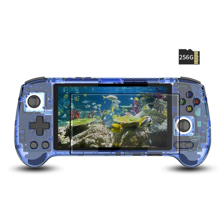 เครื่องเล่นเกมพกพา ANBERNIC RG556 ระบบ Android 13 หน้าจอ AMOLED 5.48 นิ้ว WIFI Bluetooth ผู้เล่นเกม, 128GB+128GB, 128GB+256GB