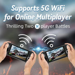 เครื่องเล่นเกมพกพา ANBERNIC RG556 ระบบ Android 13 หน้าจอ AMOLED 5.48 นิ้ว WIFI Bluetooth ผู้เล่นเกม, 128GB+128GB, 128GB+256GB