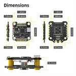 บารอมิเตอร์ Lipo 3-6S สำหรับโดรน RC, SpeedyBee BLS 50A ESC 4-in-1