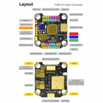 บารอมิเตอร์ Lipo 3-6S สำหรับโดรน RC, SpeedyBee BLS 50A ESC 4-in-1