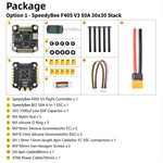 บารอมิเตอร์ Lipo 3-6S สำหรับโดรน RC, SpeedyBee BLS 50A ESC 4-in-1