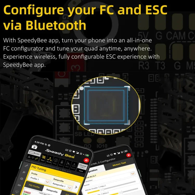 บารอมิเตอร์ Lipo 3-6S สำหรับโดรน RC, SpeedyBee BLS 50A ESC 4-in-1