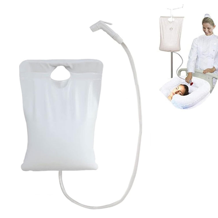 ถุงน้ำอาบพีวีซีพับได้แบบพกพาสำหรับตั้งแคมป์กลางแจ้ง ขนาด 10L