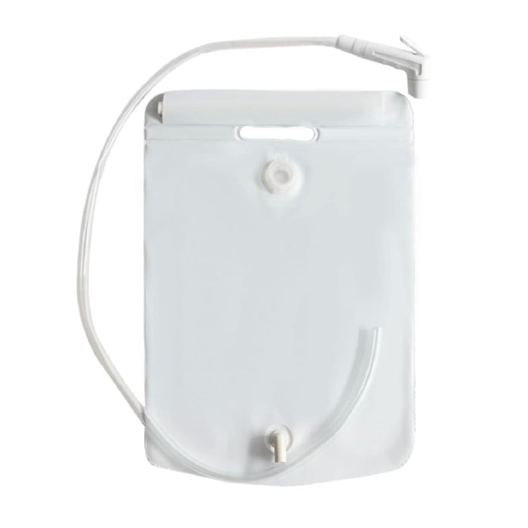 ถุงน้ำอาบพีวีซีพับได้แบบพกพาสำหรับตั้งแคมป์กลางแจ้ง ขนาด 10L