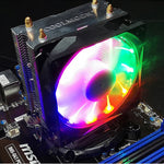 COOLMOON Frost พัดลม CPU ท่อทองแดงคู่ สำหรับคอมพิวเตอร์ตั้งโต๊ะ ระบบระบายความร้อนด้วยอากาศ AMD เงียบ รุ่น P2 Magic Moon Edition พัดลมเดี่ยว, P22 Magic Moon Edition พัดลมคู่, P2 Streamline Edition พัดลมเดี่ยว, P22 Streamline Edition พัดลมคู่