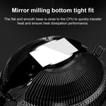 พัดลมระบายความร้อน CPU COOLMOON สำหรับเดสก์ท็อป เปลี่ยนสีอัตโนมัติ รองรับหลายแพลตฟอร์ม เงียบ, CM-BF-RGB