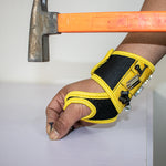 Thumb Wrap Magnetic Metal Accessory Tool Storage Strap, Orange, Blue, Yellow