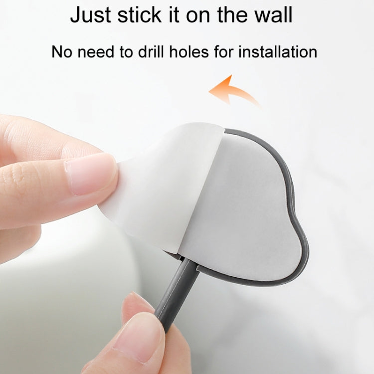 3pcs /Set Household Wall Hanging Hooks Dormitory Non-Marking Punch-Free Adhesive Hooks