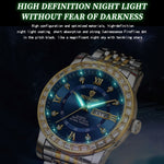 นาฬิกาควอตซ์ BINBOND B2202 แบบปฏิทินคู่เรืองแสง สีทอง-น้ำเงิน สีทอง-เขียว สีทอง-ดำ สีทอง-ขาว สีทองเต็ม สีดำเต็ม สีขาวเหล็ก-น้ำเงิน สีขาวเหล็ก-ดำ สีขาวเหล็ก-ขาว สีดำเหล็ก-ดำ-ขาว