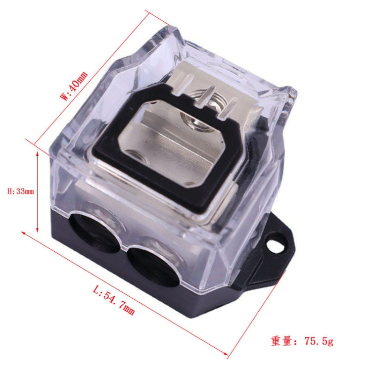 Car Audio Amplifier Modification Fuse Ground Box Hub, 1 To 2, 1 To 3, 1 To 4