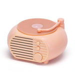 Retro Mini Record Player Wireless Bluetooth Speaker Multifunctional Card Desktop Speaker