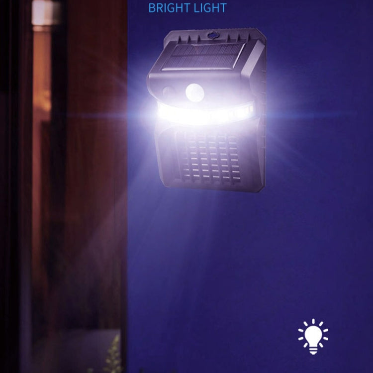 ไฟผนังโซลาร์เซลล์ LED E-SMARTER W792 พร้อมไฟม่วง ฟังก์ชันกำจัดยุง เซ็นเซอร์อัจฉริยะสำหรับมนุษย์ ไฟสวนกลางแจ้ง แสงขาว แสงขาว+แสงเหลือง