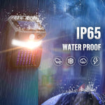 ไฟผนังโซลาร์เซลล์ LED E-SMARTER W792 พร้อมไฟม่วง ฟังก์ชันกำจัดยุง เซ็นเซอร์อัจฉริยะสำหรับมนุษย์ ไฟสวนกลางแจ้ง แสงขาว แสงขาว+แสงเหลือง