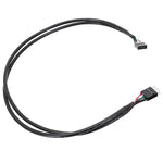 สายต่อขยาย USB2.0 9 พิน สำหรับเมนบอร์ด สายหุ้มเกราะคู่ 26AWG ยาว 20 ซม., 30 ซม., 50 ซม., 60 ซม.