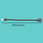 สายอะแดปเตอร์ USB-A ตัวผู้เป็น 9 พิน สำหรับเมนบอร์ด พร้อมไฟ RGB ในตัว, USB-A ตัวผู้เป็น 9 พิน