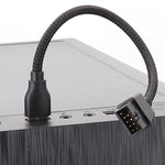สายอะแดปเตอร์ USB-A ตัวผู้เป็น 9 พิน สำหรับเมนบอร์ด พร้อมไฟ RGB ในตัว, USB-A ตัวผู้เป็น 9 พิน