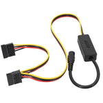 สายอะแดปเตอร์ DC 5.5 x 2.5 มม. สำหรับจ่ายไฟฮาร์ดดิสก์ แบบหนึ่งต่อหนึ่ง SATA, หนึ่งต่อสอง SATA, หนึ่งต่อสาม SATA, หนึ่งต่อสี่ SATA, DC เป็น 4 พิน หนึ่งต่อหนึ่ง, DC เป็น 4 พิน หนึ่งต่อสอง, DC เป็น 4 พิน หนึ่งต่อสาม, DC เป็น 4 พิน หนึ่งต่อสี่