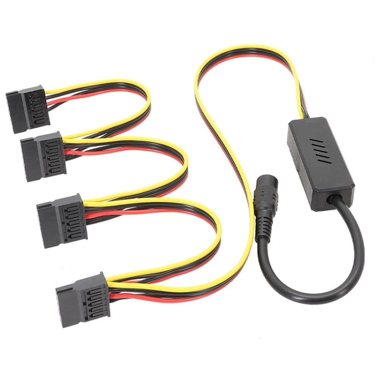 สายอะแดปเตอร์ DC 5.5 x 2.5 มม. สำหรับจ่ายไฟฮาร์ดดิสก์ แบบหนึ่งต่อหนึ่ง SATA, หนึ่งต่อสอง SATA, หนึ่งต่อสาม SATA, หนึ่งต่อสี่ SATA, DC เป็น 4 พิน หนึ่งต่อหนึ่ง, DC เป็น 4 พิน หนึ่งต่อสอง, DC เป็น 4 พิน หนึ่งต่อสาม, DC เป็น 4 พิน หนึ่งต่อสี่