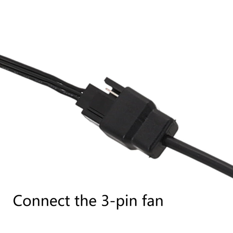 สายพัดลมเคสคอมพิวเตอร์ DC5521 เป็น 12V 4 พิน, DC5521 เป็น 12V 4 พิน