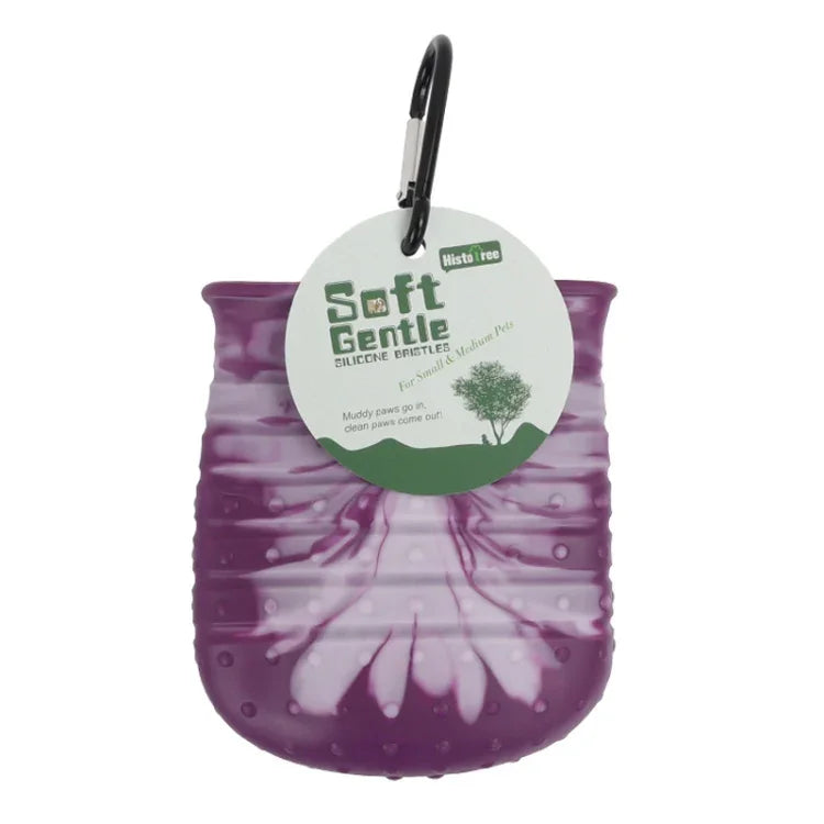 كوب غسل أقدام الحيوانات الأليفة هيستوتري فرشاة تنظيف مخالب الكلاب متعددة الوظائف، صغير (بنفسجي)، صغير (أزرق)، كبير (وردي)، كبير (بنفسجي)، كبير (أزرق)