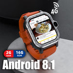 นาฬิกาอัจฉริยะ LOKMAT APPLLP 4 MAX 2.02 นิ้ว Android 8.1 รองรับเครือข่ายเต็ม Wifi Card Bluetooth, 2G+16G(สีน้ำเงินกรมท่า), 2G+16G(สีเงิน)