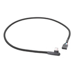 สายข้อมูล USB 9 พิน เป็น Type-C แบบข้อศอก สำหรับเมนบอร์ด สายถัก ยาว 60 ซม.