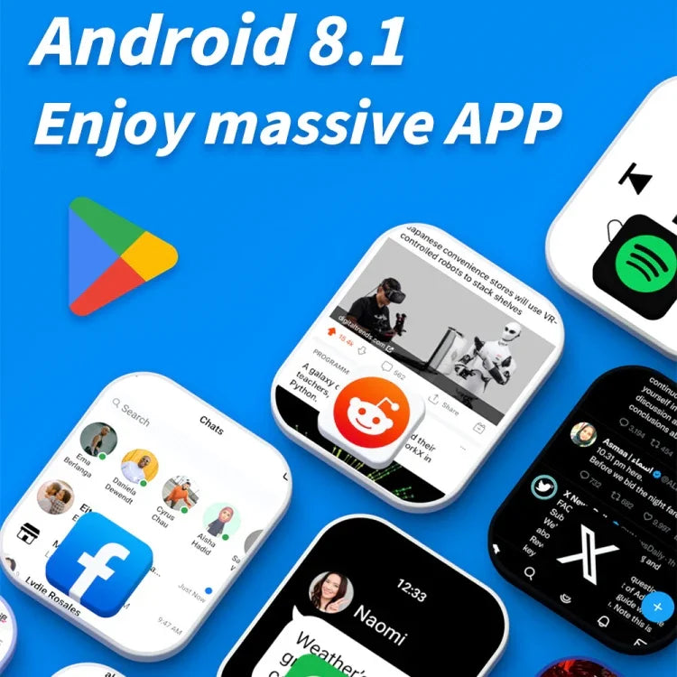 LOKMAT APPLLP 4 MAX สมาร์ทวอทช์ Android 8.1 หน้าจอ 2.02 นิ้ว รองรับเครือข่ายเต็มรูปแบบ Wifi การ์ด บลูทูธ, 4G+64G(สีเงิน), 4G+64G(สีน้ำเงินกรมท่า)