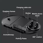 Car Phone Holder Center Console Silicone Anti-skid Pad, CH09