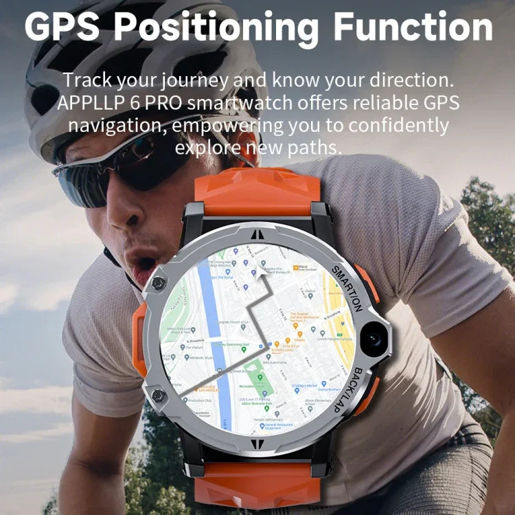 LOKMAT APPLLP6 PRO สมาร์ทวอทช์แอนดรอยด์ 8.1 หน้าจอ 1.54 นิ้ว 4G+64G กล้องคู่ และช่องใส่การ์ดอิสระ
