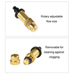 หัวฉีดพ่นละอองน้ำแบบมีหนาม 4/7mm 2 ชิ้น สำหรับการเกษตรและรดน้ำในเรือนกระจก หัวสีบรอนซ์