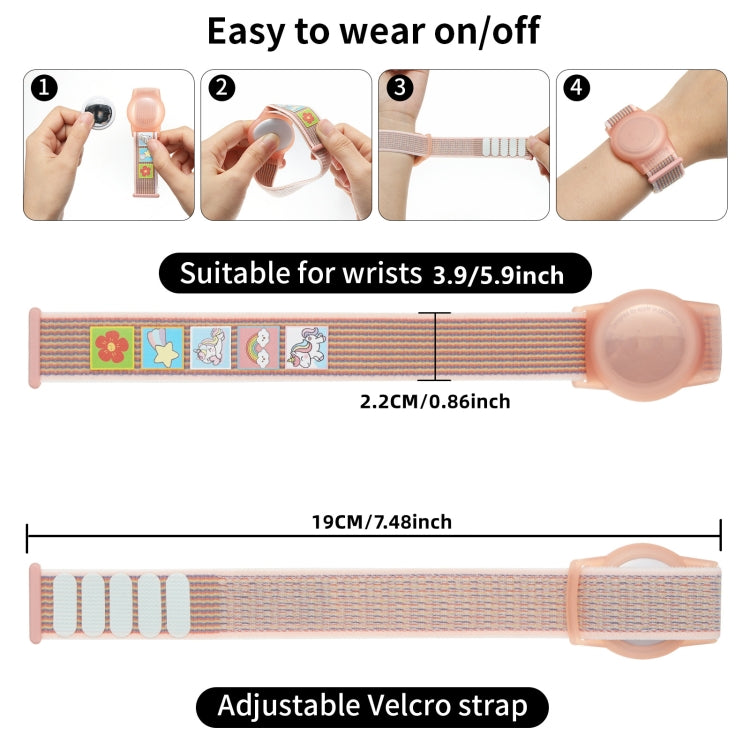 สำหรับ AirTag รุ่นที่ 2 / AirTag รุ่นที่ 1 เคสป้องกัน สายรัดนาฬิกาเด็ก ป้องกันการสูญหาย สายนาฬิกากันน้ำ ข้อมือสร้อยข้อมือ