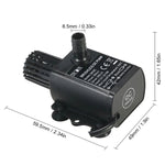 ปั๊มน้ำพ่นน้ำเย็นแบบไร้แปรงถ่าน DC12V รุ่น QR50C