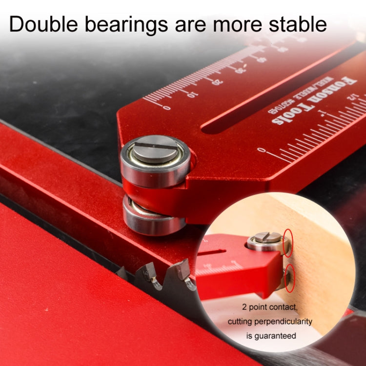 Fonson Woodworking Roller Table Saw Thin Cutting Board Guide Stopper, GD704B, GD704C