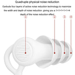 Noise Canceling Sleeping Earplugs Triple Layer Soundproofing Silicone Swimming Earplugs, Triple Layer