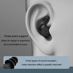 Noise Canceling Sleeping Earplugs Triple Layer Soundproofing Silicone Swimming Earplugs, Triple Layer