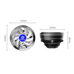 พัดลมระบายความร้อน CPU แบบเดสก์ท็อป LED สีสันสดใส 4 พิน รุ่น Ice Blade W120