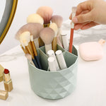 Desktop Rotating Pen Holder Large Capacity Stationery Storage Box Makeup Brush Storage Bucket