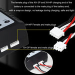 ImaxRC แบตเตอรี่ลิเธียมสำหรับเครื่องบินโมเดล 7.4V/11.1V 2S/3S พร้อมเครื่องชาร์จสมดุลอัจฉริยะ, ปลั๊ก US