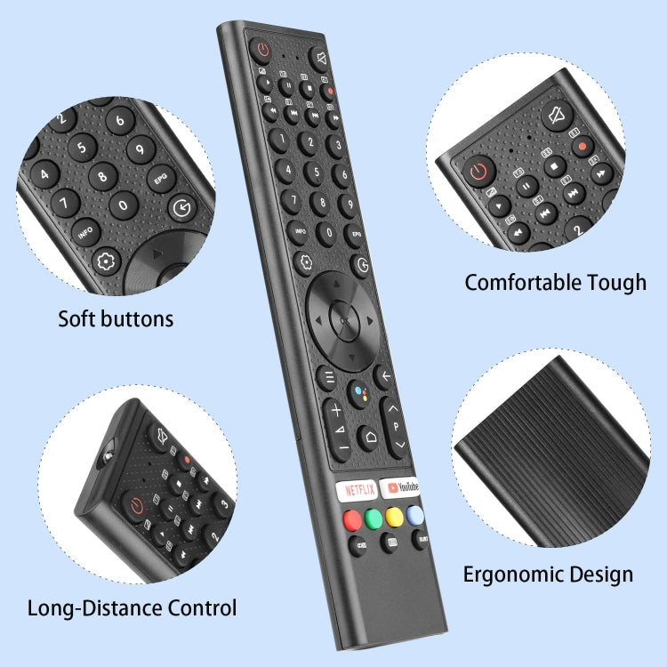 รีโมทคอนโทรลเสียง Bluetooth สำหรับทีวี ChangHong/CHIQ