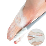Foot Washing Brush Dry and Wet Toe Cleaning and Anti-Itch Brush, Short Bristle, Long Bristle