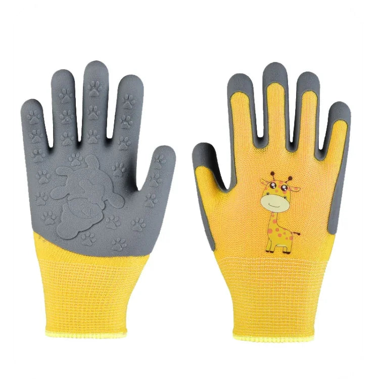 ถุงมือการ์ตูนเด็ก TPE 1 คู่ หนูแฮมสเตอร์ นกแก้ว ป้องกันรอยขีดข่วน ป้องกันกัด สำหรับนักเรียน ทำสวน ป้องกันลื่น ทนทาน, S สีส้ม, S สีน้ำเงิน, S สีเหลือง, M สีส้ม, M สีน้ำเงิน, M สีเหลือง, L สีส้ม