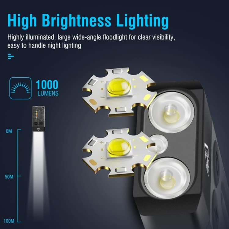 V10 Portable Keychain Light USB Rechargeable Bright Mini Flashlight